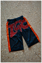 3/4 mesh shorts (blue)