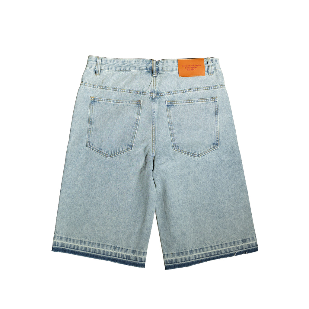 TGC Denim Jorts (premium leather crosses)