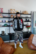3/4 Length Camo Shorts “Last Supper”
