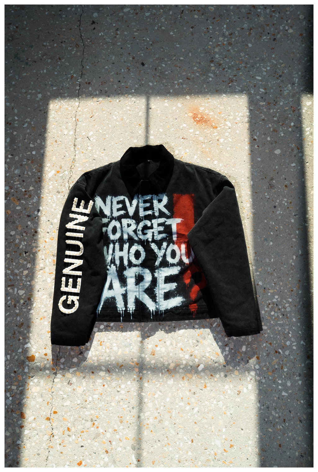 Never Forget Who You Are - Canvas Jacket