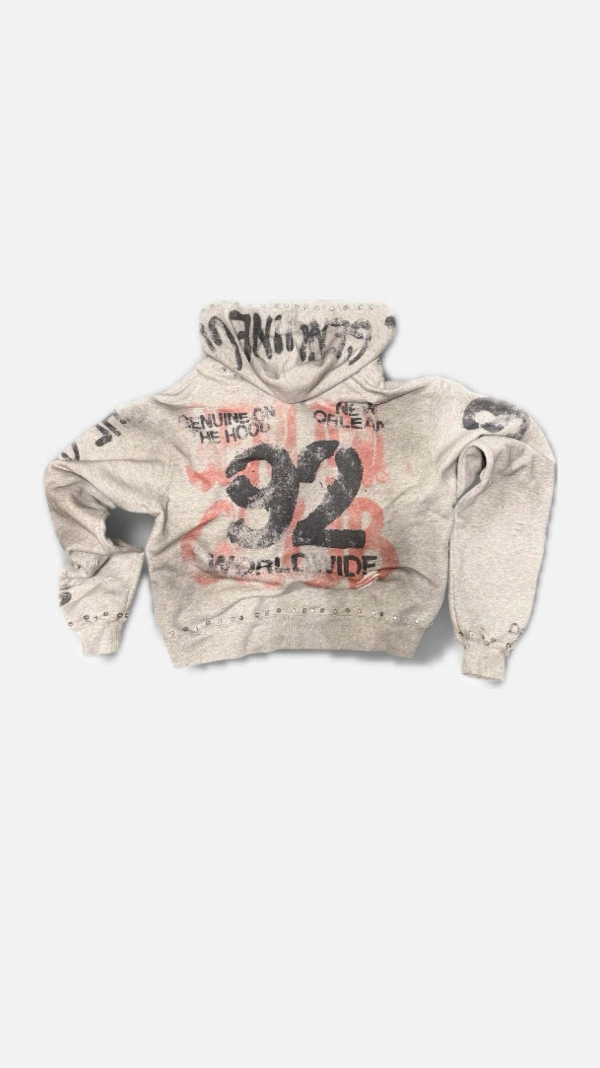 Genuine Hoodie (Dirty Grey), view 2