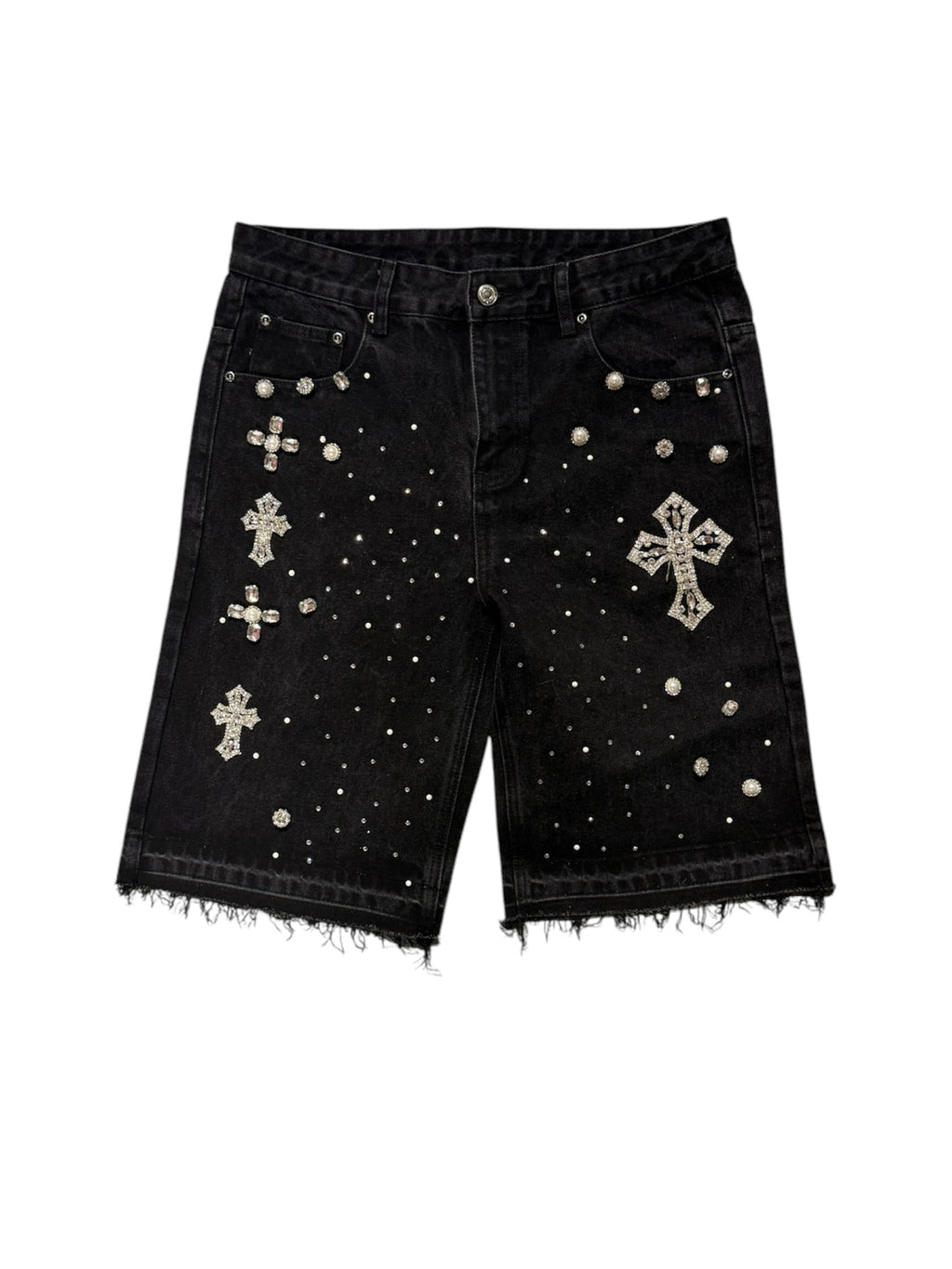 OG Black raw edge denim