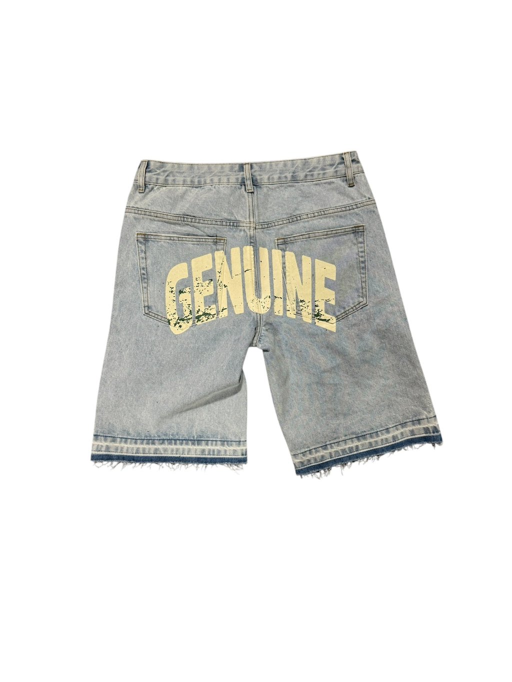 OG Blue raw edge denim