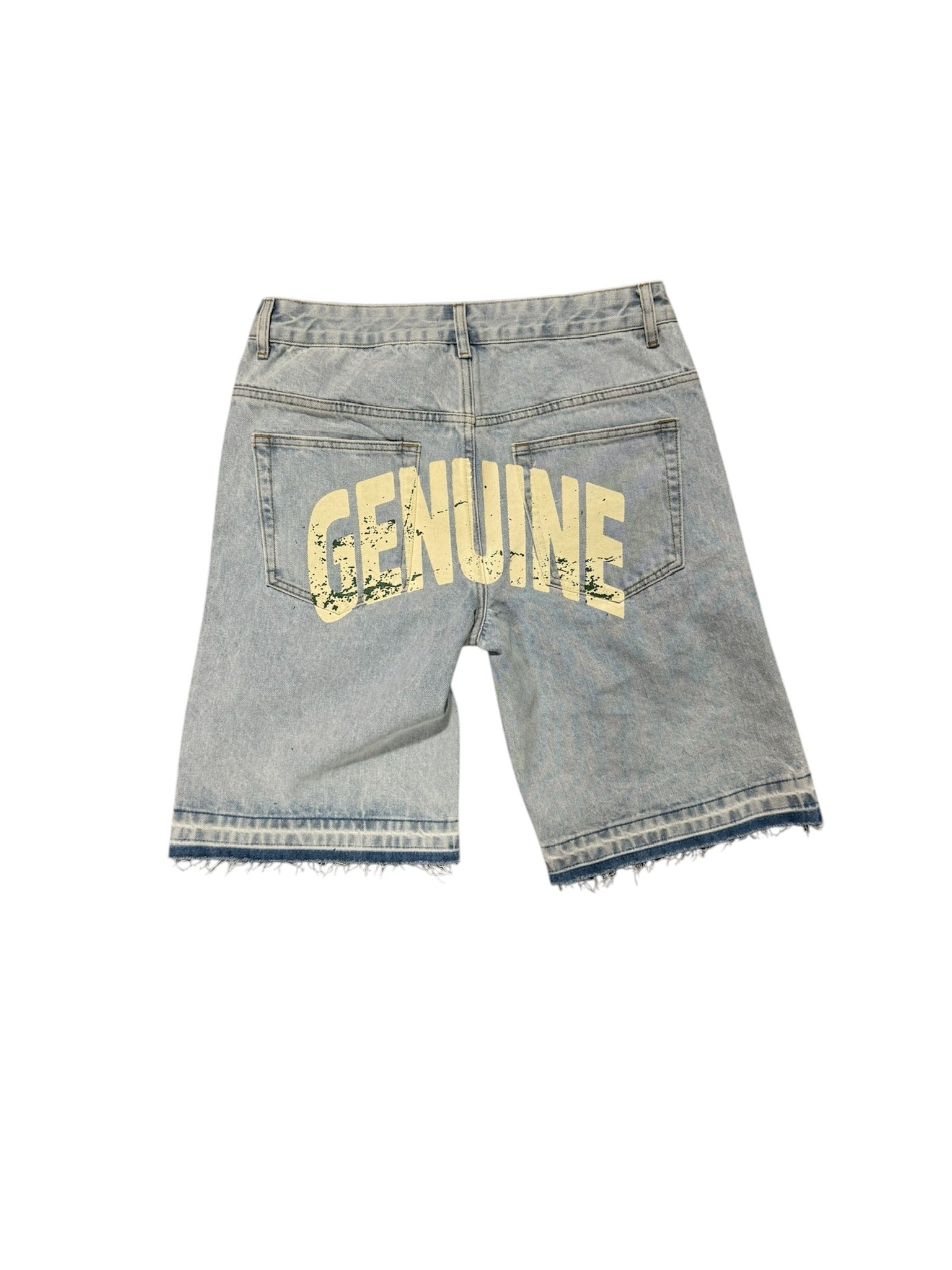OG Blue raw edge denim