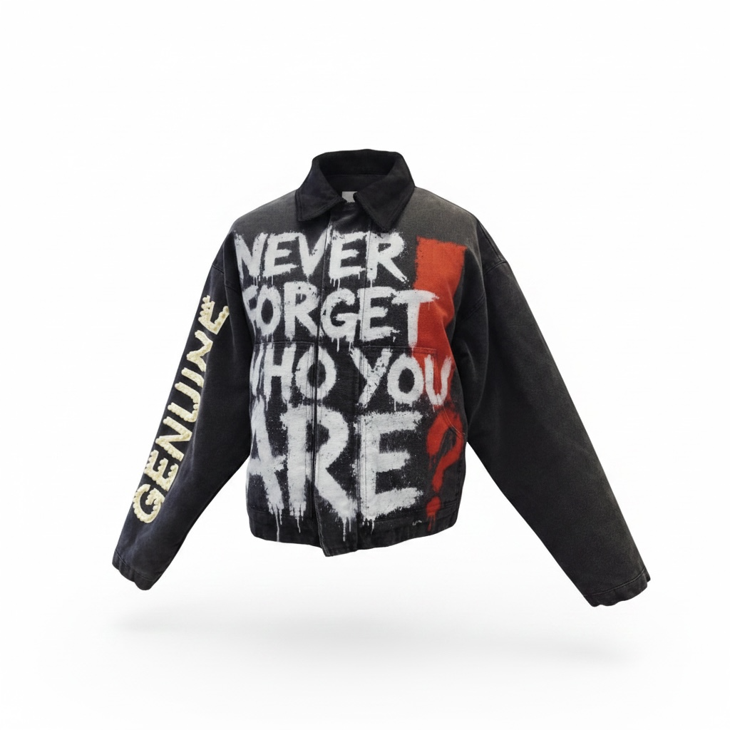 Never Forget Who You Are - Canvas Jacket