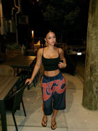 3/4 mesh shorts (blue)